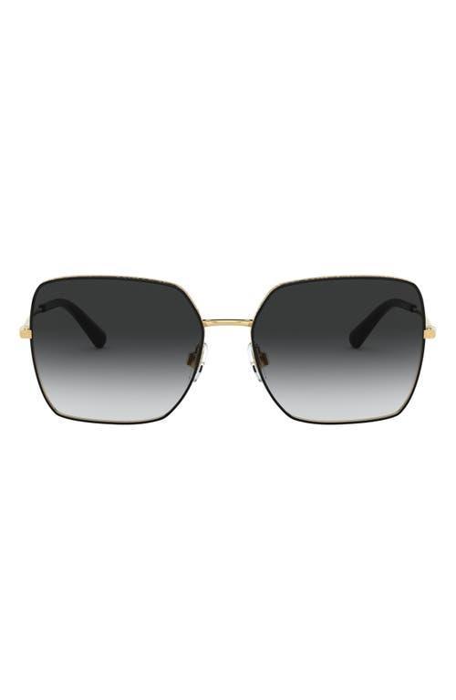 Dolce & Gabbana 57mm Gradient Square Sunglasses Product Image