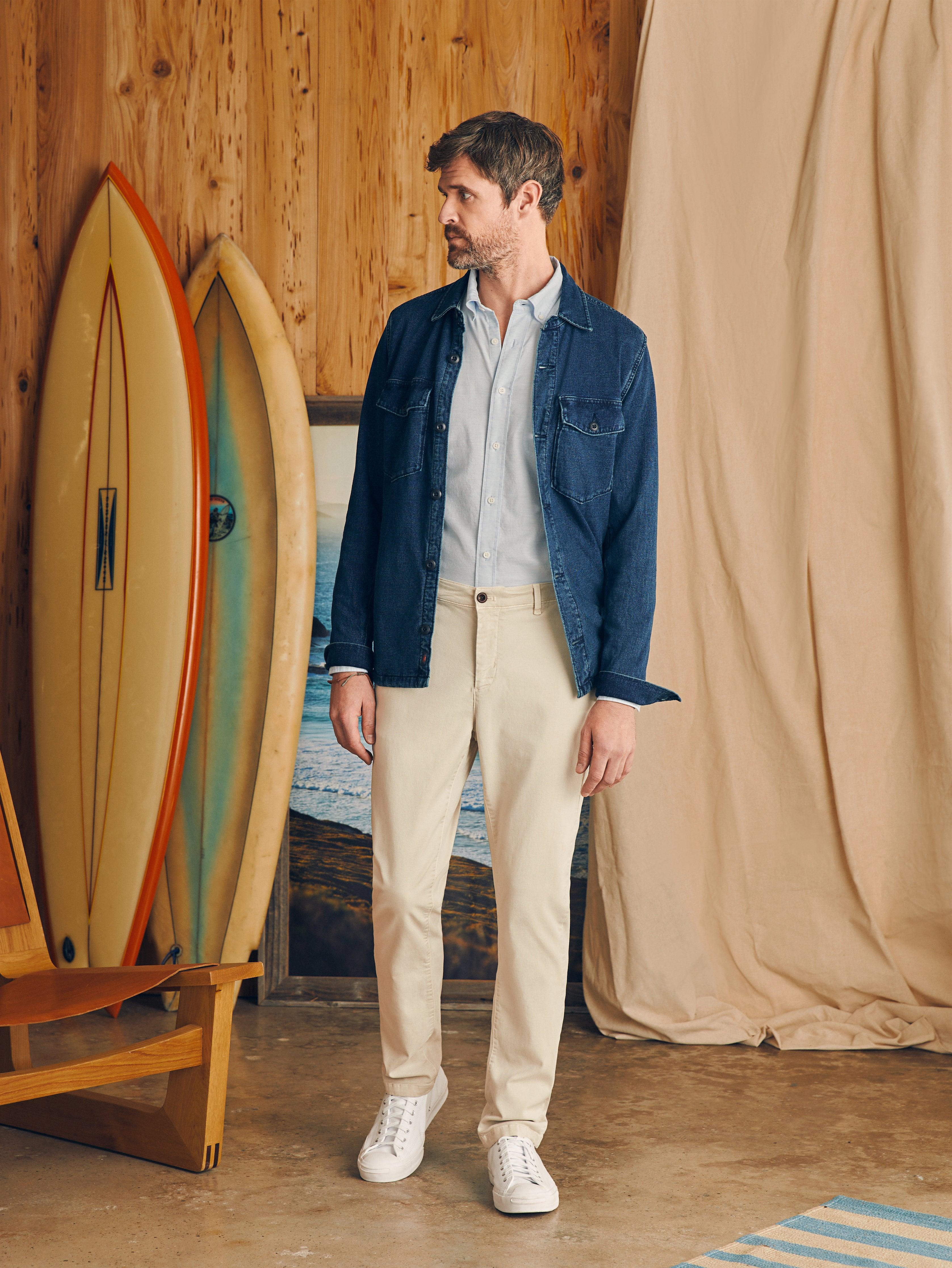 Coastline Stretch Chino (32" Inseam) - Stone Male Product Image