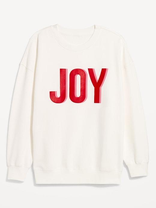 SoComfy Oversized Graphic Sweatshirt Product Image