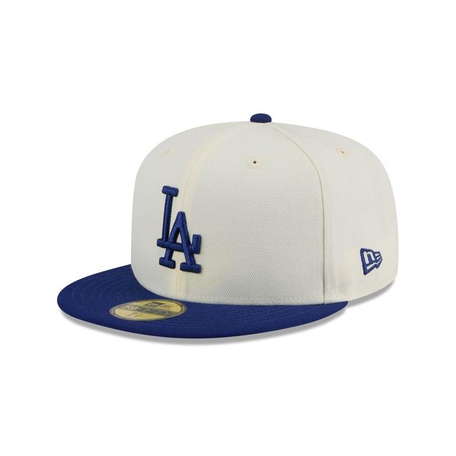 Los Angeles Dodgers Chrome 59FIFTY Fitted Hat Male Product Image