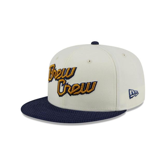 Milwaukee Brewers City Mesh 59FIFTY Fitted Hat Male Product Image