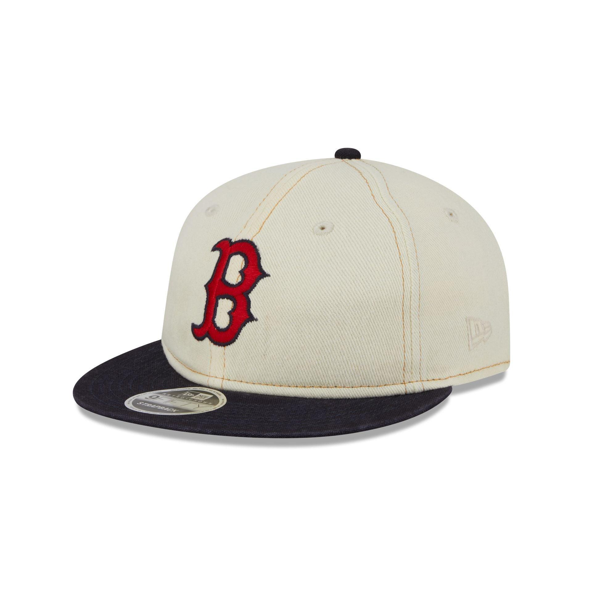 Boston Red Sox Chrome Denim Retro Crown 9FIFTY Adjustable Hat Male Product Image