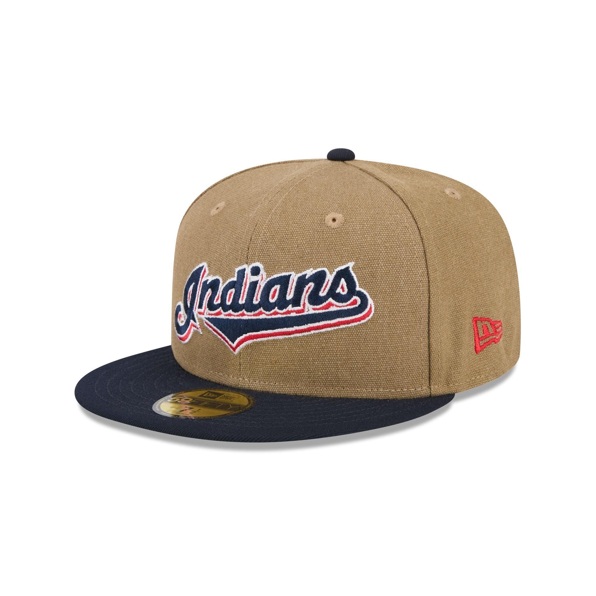 Cleveland Guardians Canvas Crown 59FIFTY Fitted Hat Male Product Image