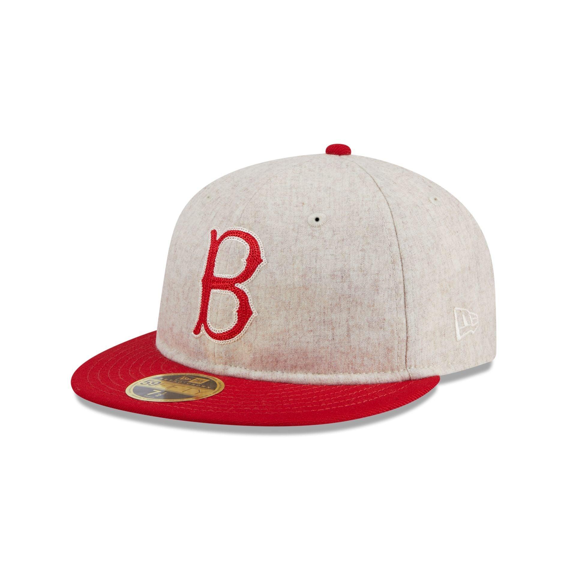 Boston Red Sox Melton Wool Retro Crown 59FIFTY Fitted Hat Male Product Image