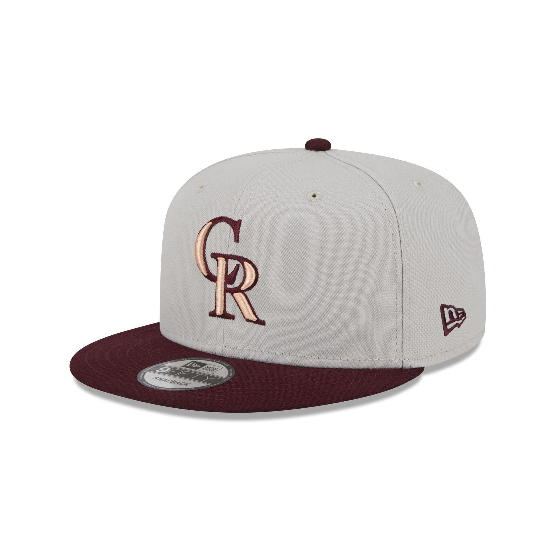 Colorado Rockies Mauve Visor 9FIFTY Snapback Hat Male Product Image