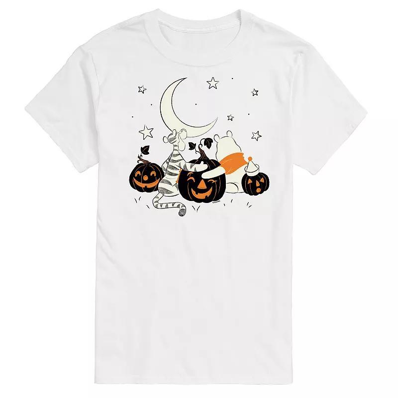 Disneys Winnie The Pooh Big & Tall Tigger and Pooh Pumpkin Patch Graphic Tee, Mens Product Image