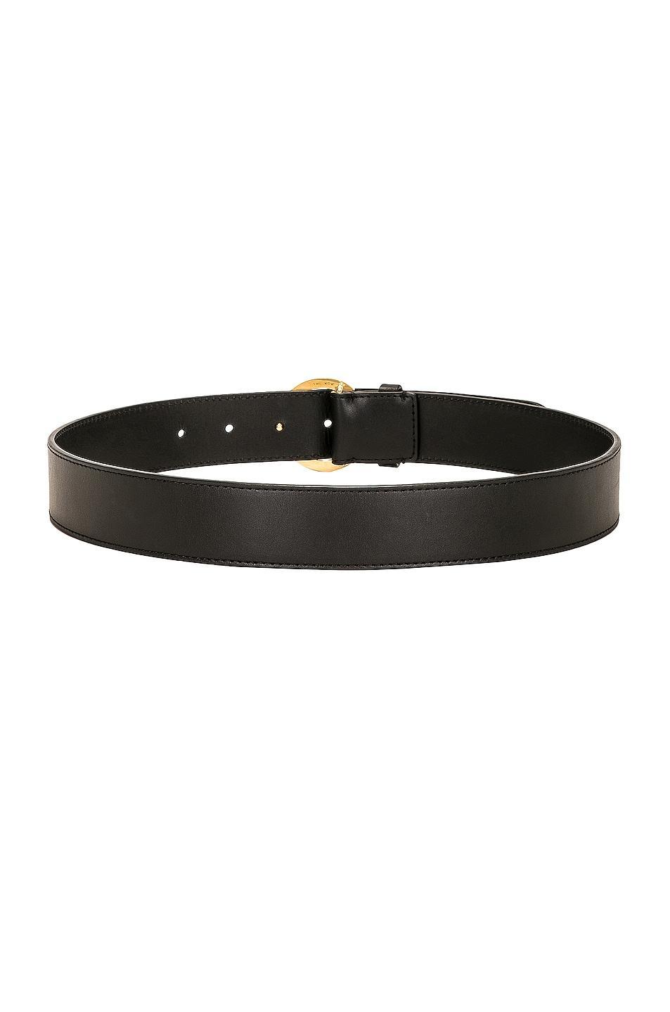 The Row Half Moon Belt Black. (also in ). Product Image