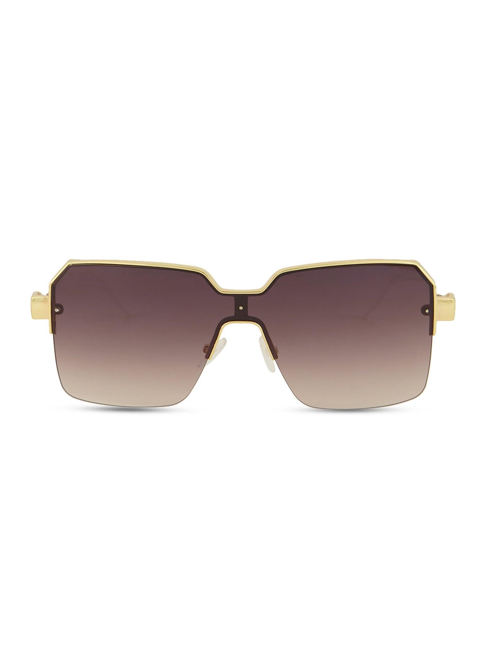 Metallic Detail Ombre Lens Sunglasses Female Product Image