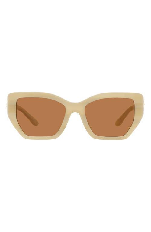 Tory Burch 53mm Rectangular Sunglasses Product Image