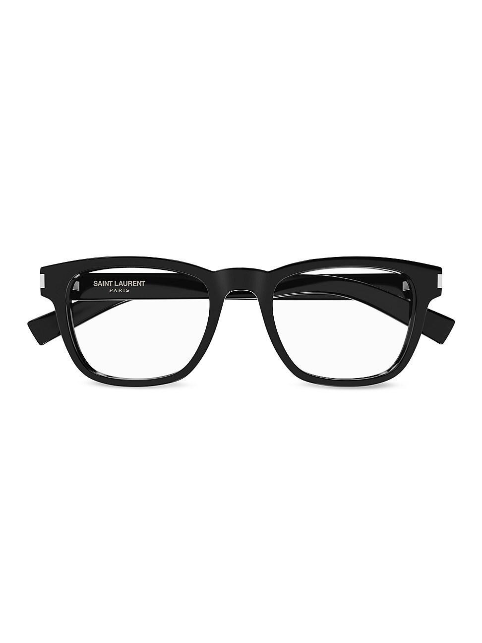 Saint Laurent Mid Naked Wirecore Rectangular Optical Glasses, 52mm Product Image