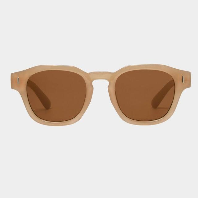 Womens Plastic Round Sunglasses - Universal Thread Tan Product Image