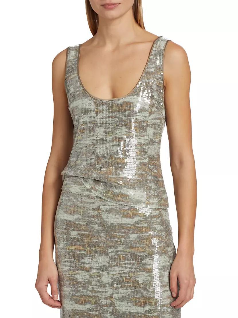 Dessie Sequin Scoopneck Top Product Image