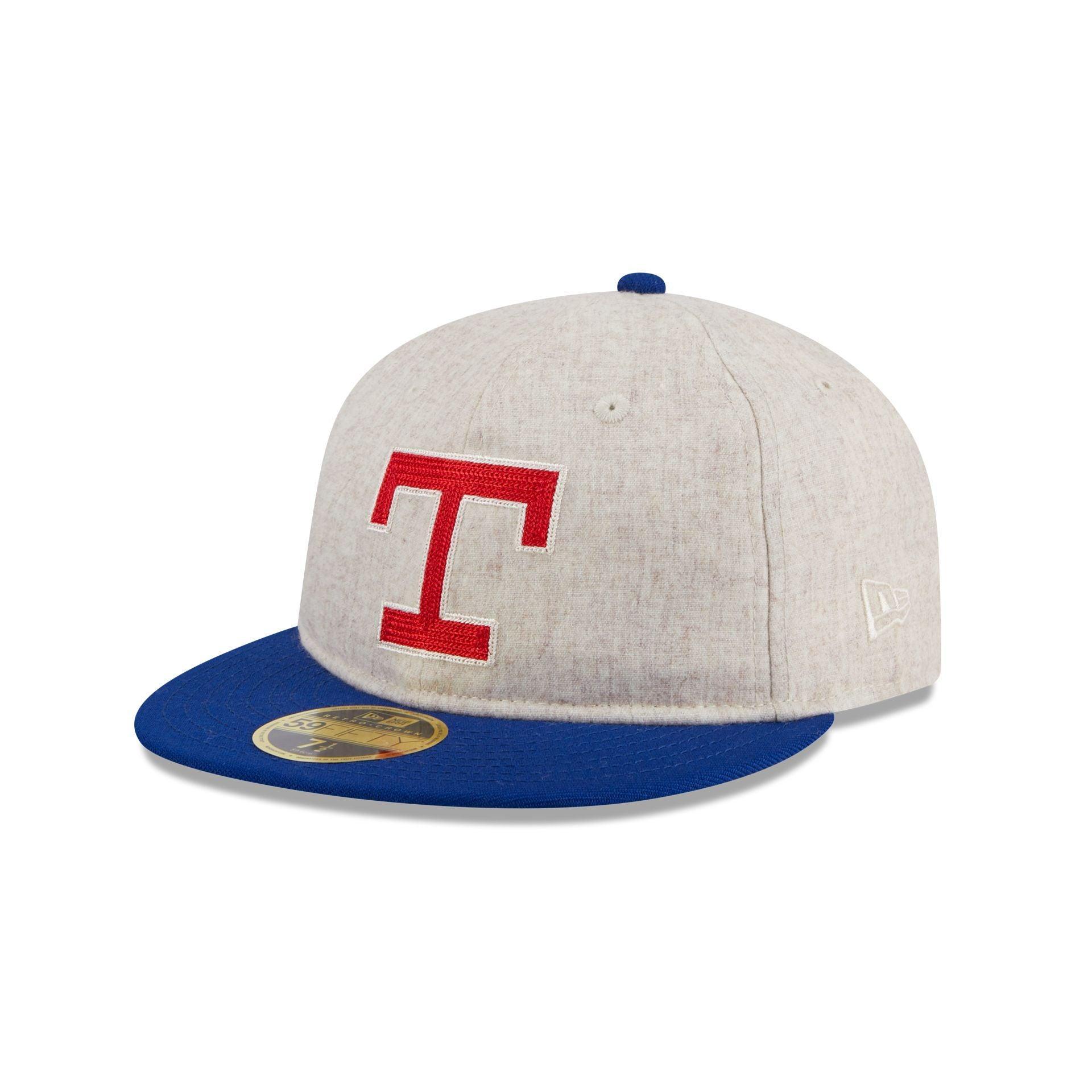 Texas Rangers Melton Wool Retro Crown 59FIFTY Fitted Hat Male Product Image