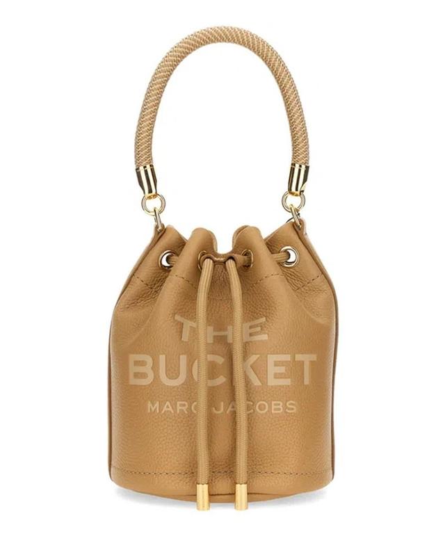 The Bucket Handbag In Beige Product Image