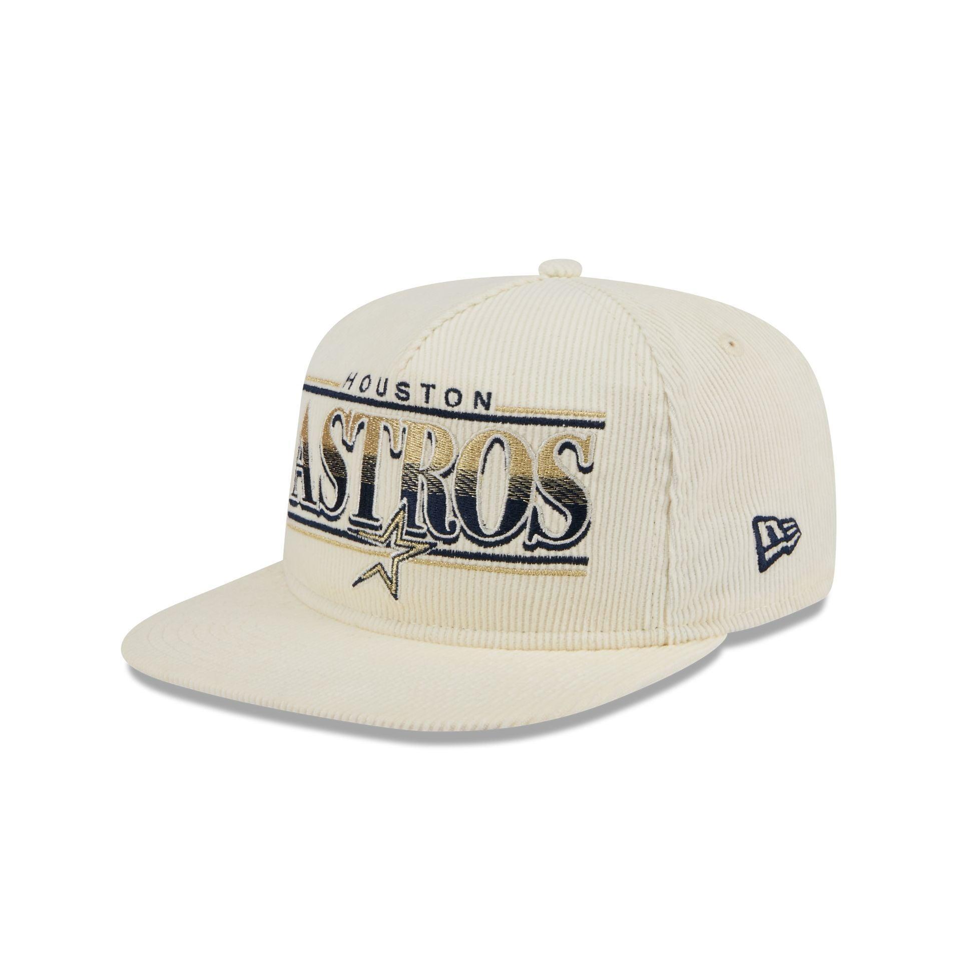 Houston Astros Throwback Corduroy Alt Golfer Hat Male Product Image