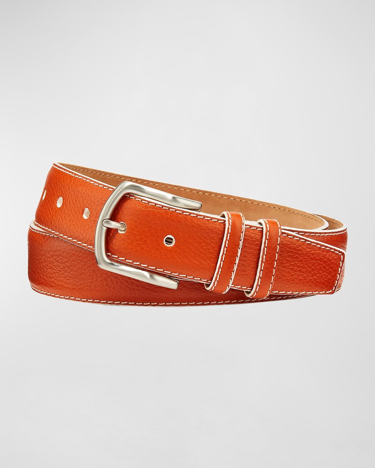 Mens South Beach Pebbled Leather Belt Product Image