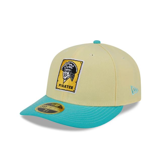 Pittsburgh Pirates Soft Yellow Low Profile 59FIFTY Fitted Hat Male Product Image