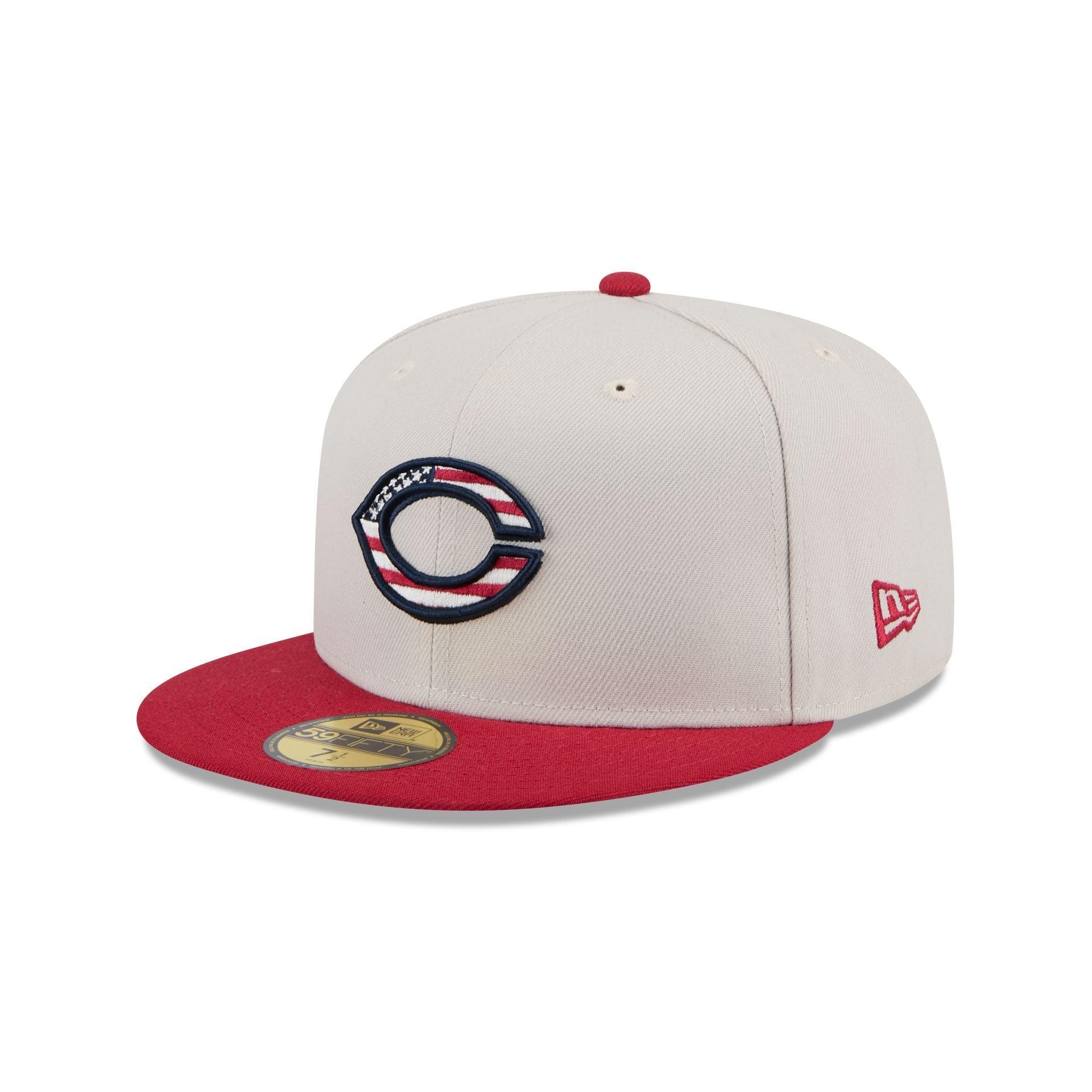 Cincinnati Reds Independence Day 2024 59FIFTY Fitted Hat Male Product Image