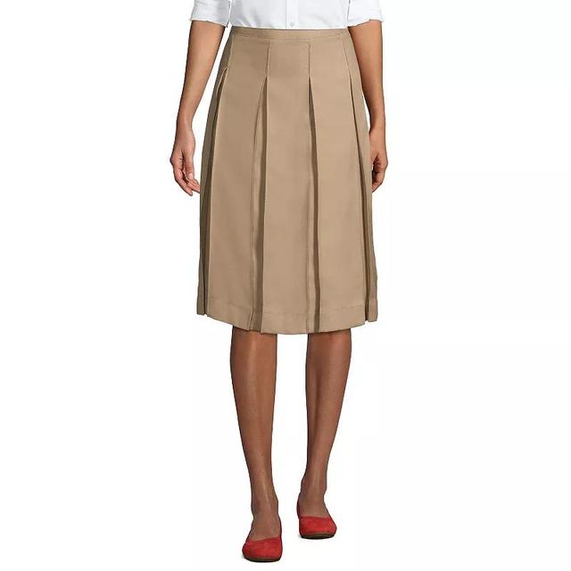 Womens Lands End School Uniform Box Pleat Skirt Product Image