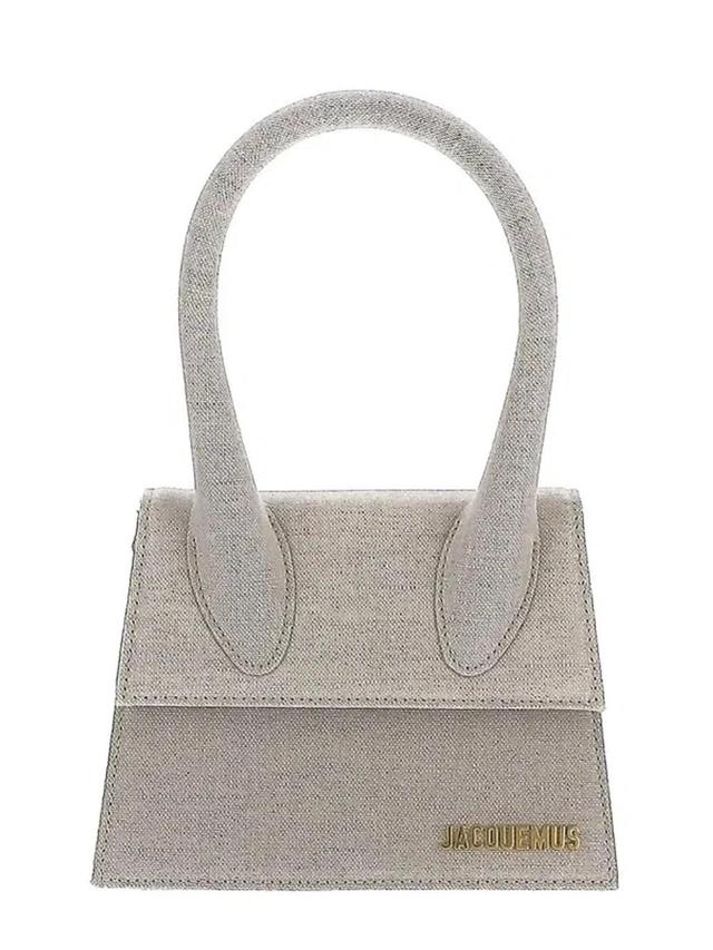 JACQUEMUS Le Chiquito Moyen Handbag In Grey Product Image