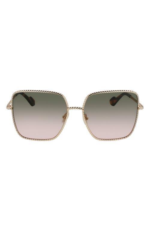 Lanvin Babe 59mm Gradient Square Sunglasses Product Image