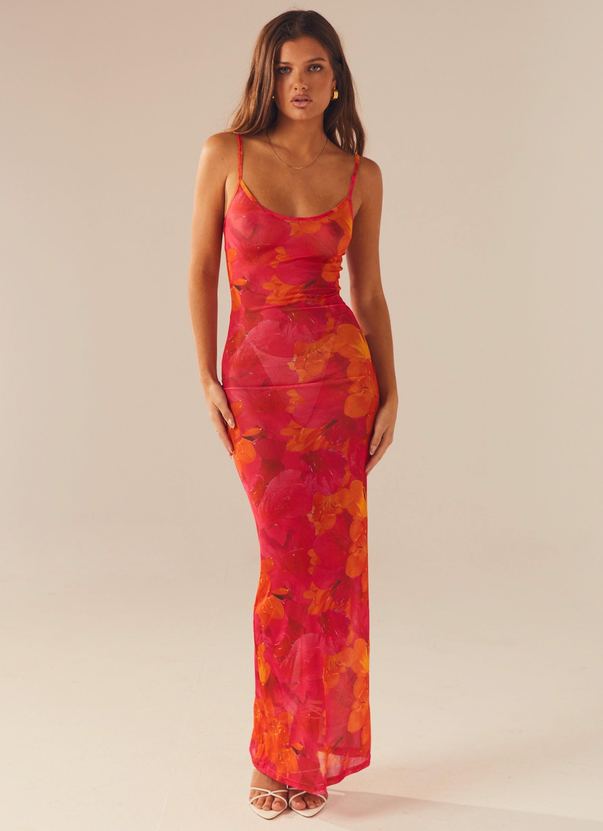 Love On The Run Maxi Dress - Floral Sun Product Image