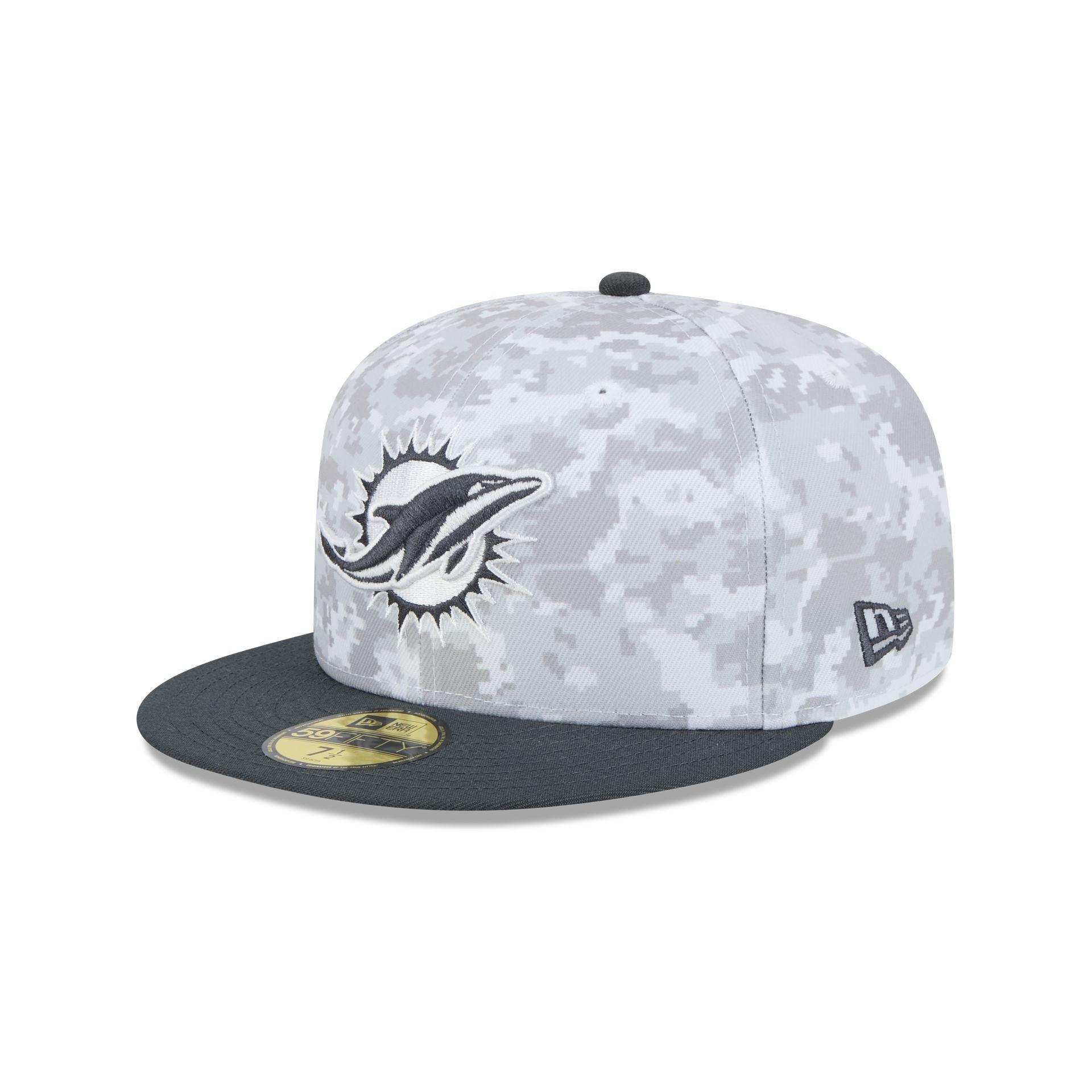 Miami Dolphins 2024 Salute to Service 59FIFTY Fitted Hat Male Product Image