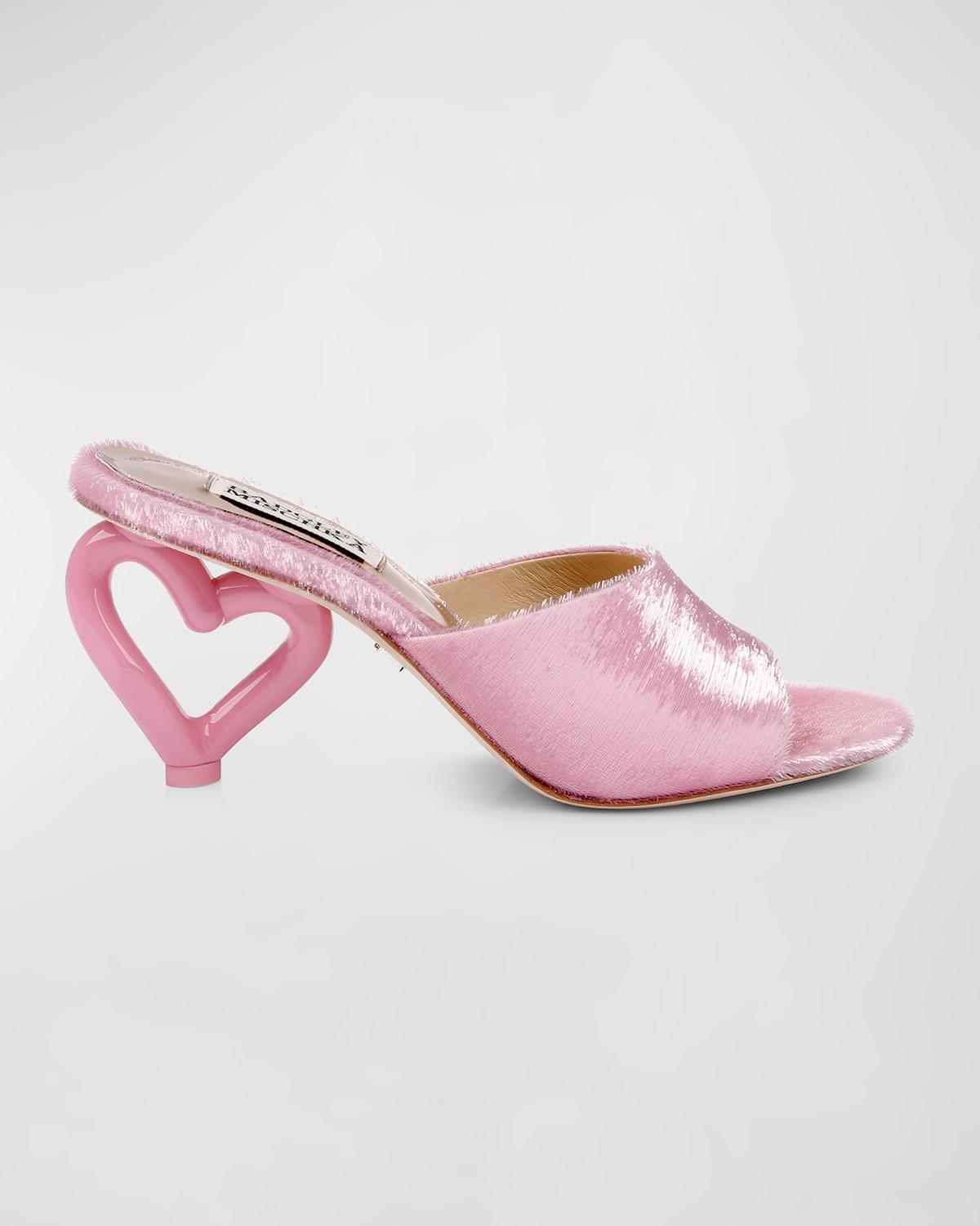 Lucid Heart-Heel Mule Sandals Product Image