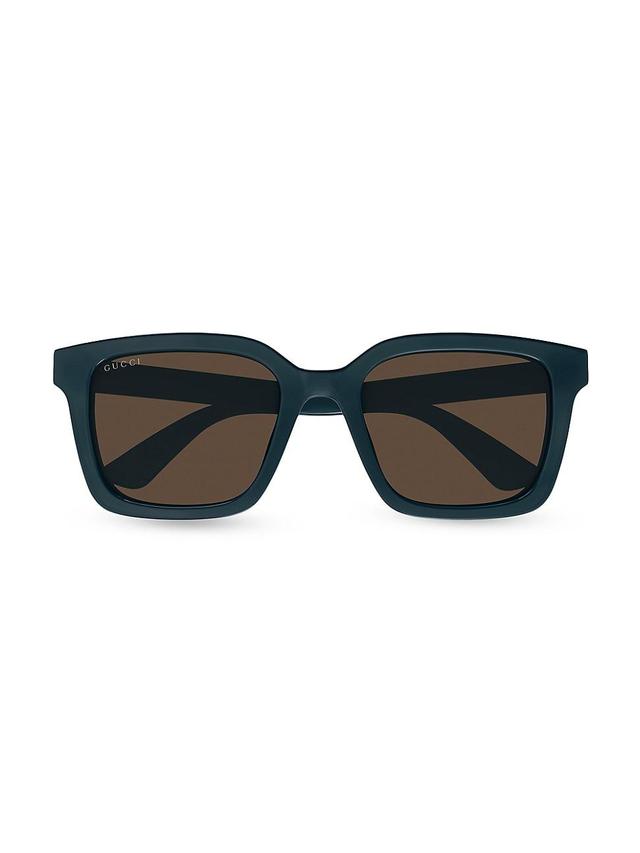 Mens Minimal 54MM Square Sunglasses Product Image