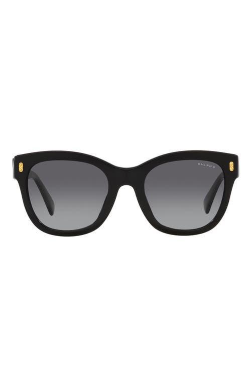 RALPH 52mm Gradient Polarized Oval Sunglasses Product Image