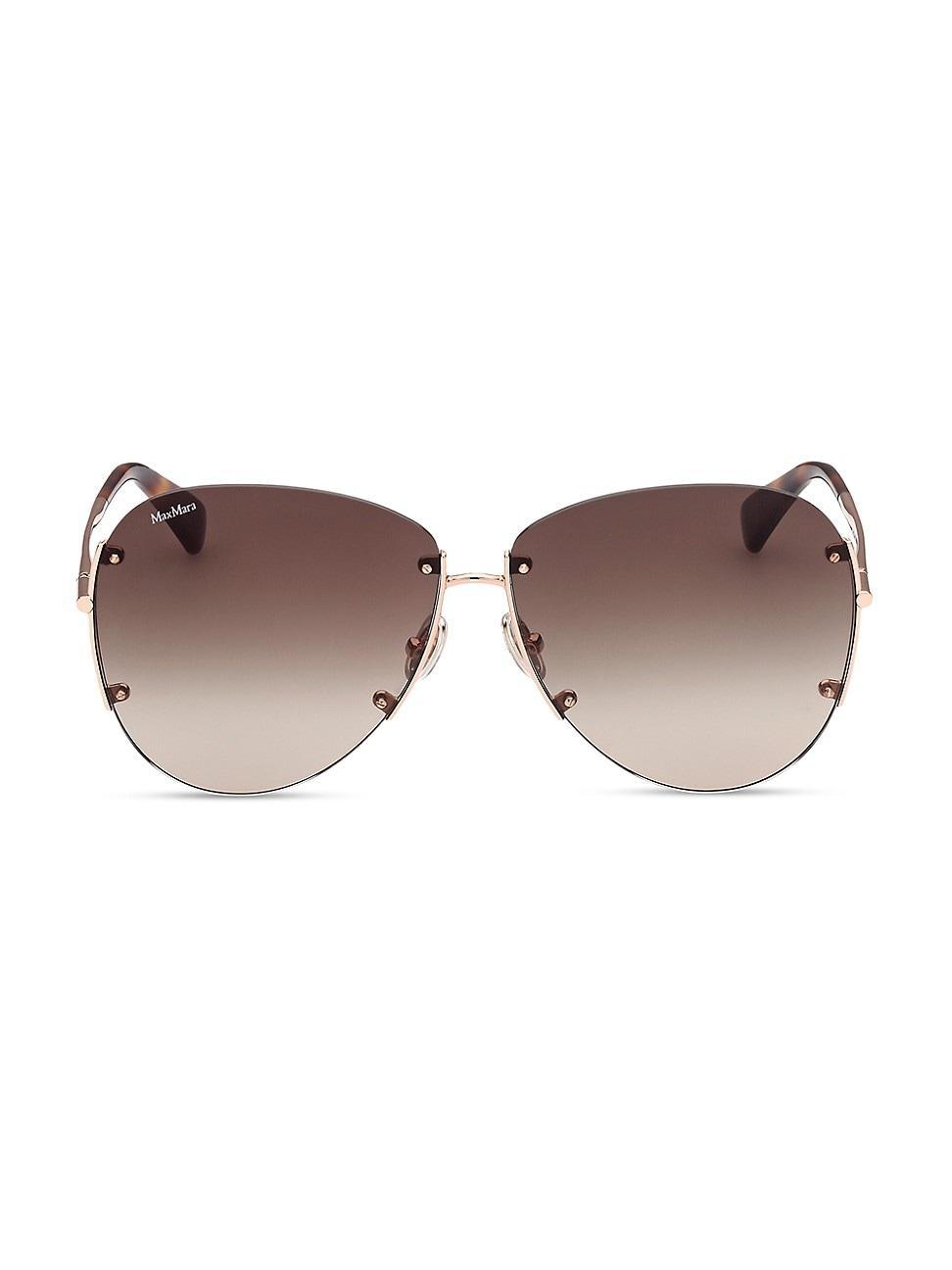 Womens 62MM Pilot Sunglasses Product Image