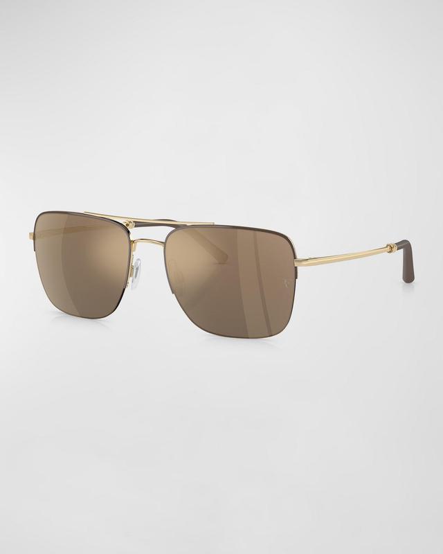 Mens R-2 Metal Aviator Sunglasses Product Image