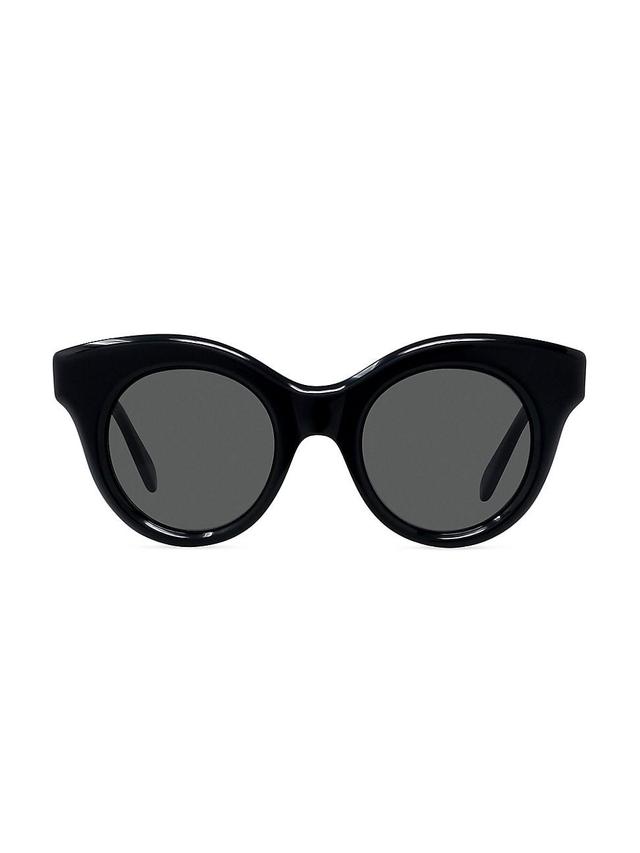 Womens Curvy 49MM Round Sunglasses Product Image