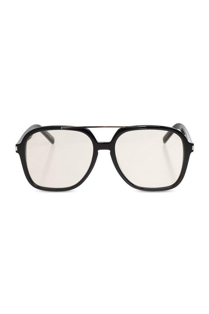 SAINT LAURENT Eyewear Aviator Sunglasses In Black Product Image