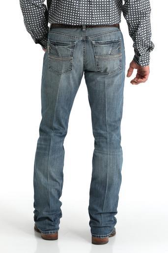 Cinch® Men's Ian Medium Stone Slim Fit Boot Cut Jeans Product Image