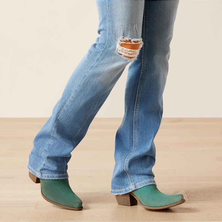 Ariat® Ladies' Perfect Rise Nika Straight Leg Jeans in Newport Product Image