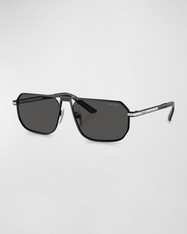 Mens Metal Square Sunglasses Product Image