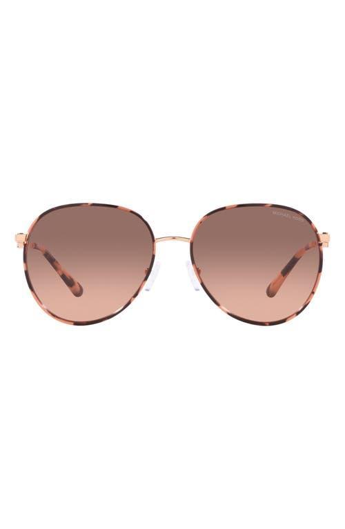 Michael Kors Empire 58mm Gradient Aviator Sunglasses Product Image