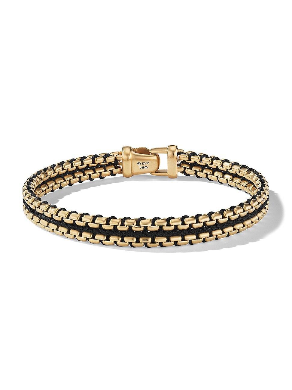 Mens Woven Box Chain Bracelet Product Image