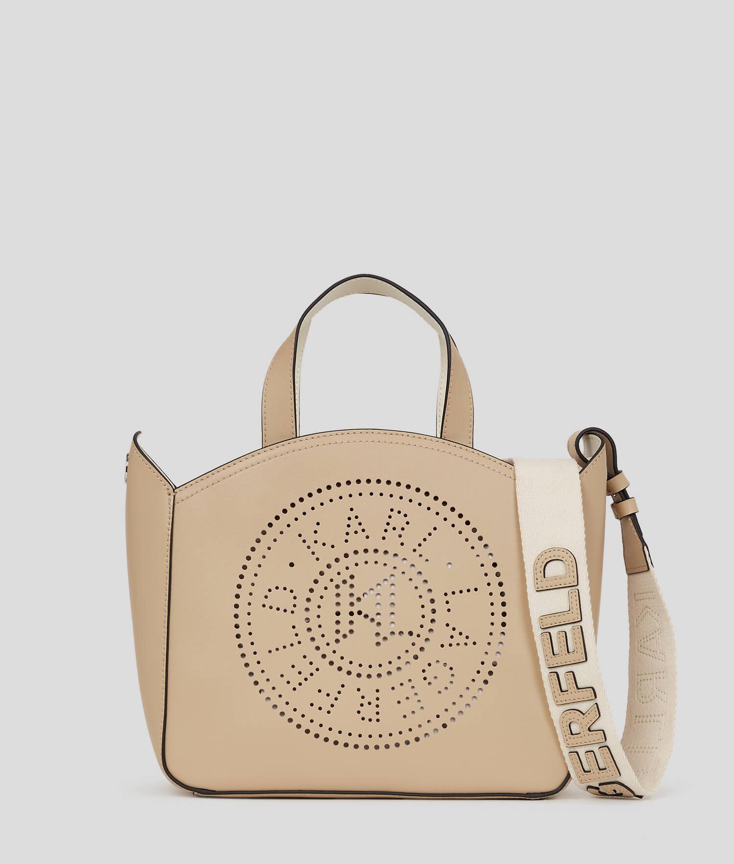 K/CIRCLE PERFORATED SMALL TOTE BAG Product Image