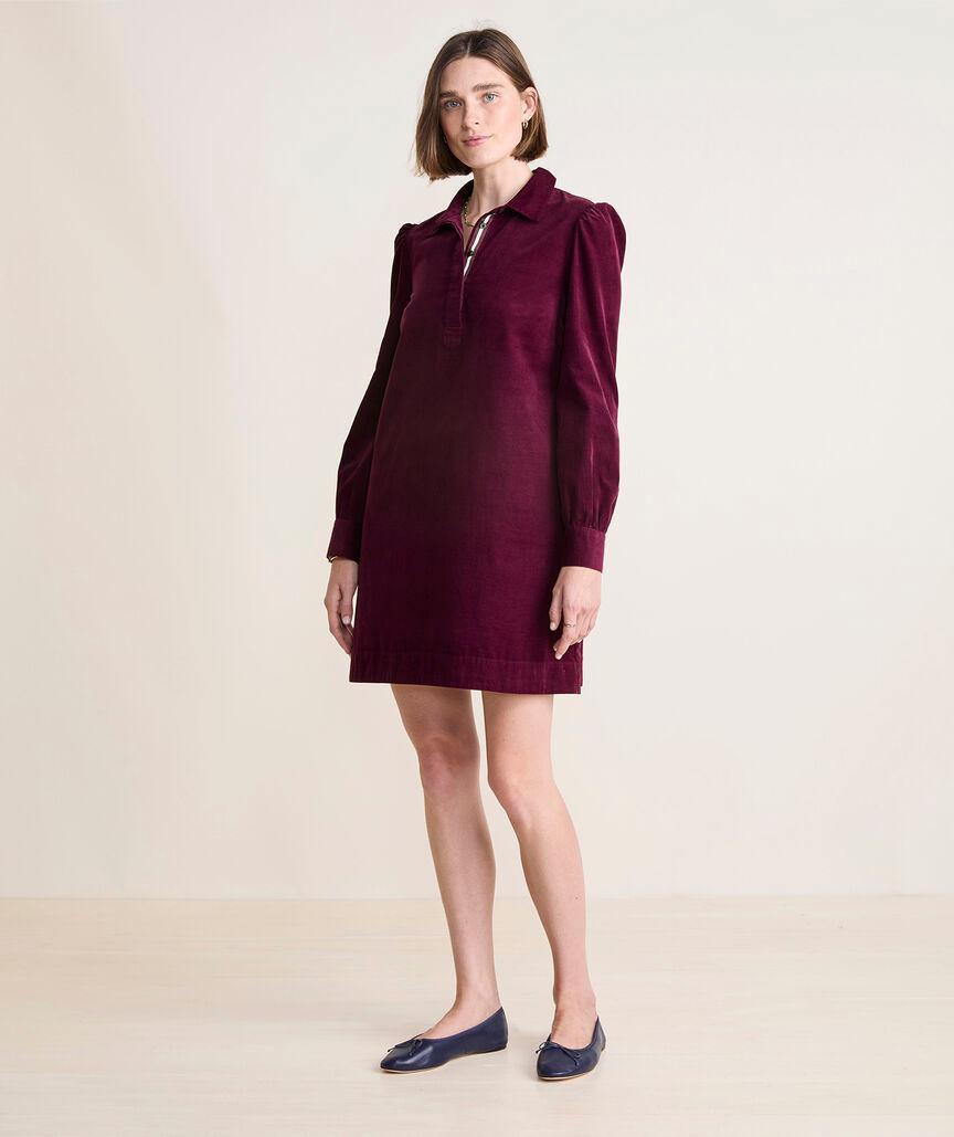 Cord Popover Dress Product Image