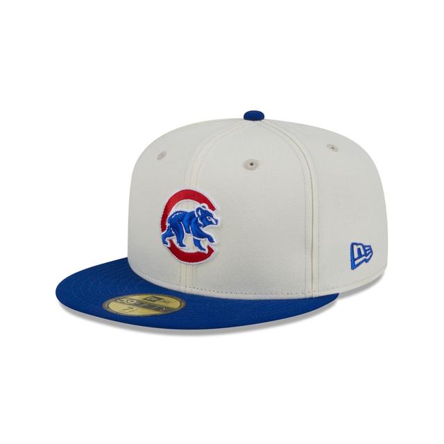 Chicago Cubs Chrome 59FIFTY Fitted Hat Male Product Image