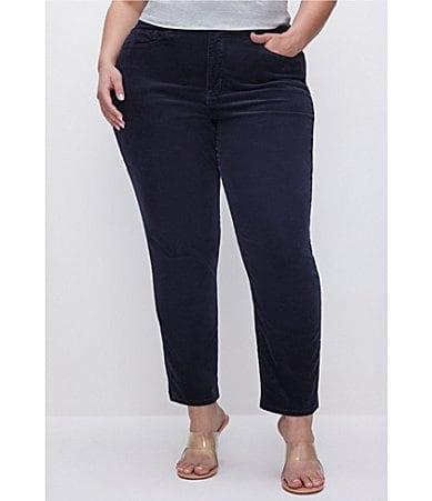 Good American Good Classic High Waist Straight Leg Corduroy Jeans Product Image