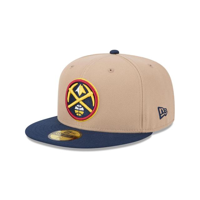 Denver Nuggets Camel 59FIFTY Fitted Hat Male Product Image