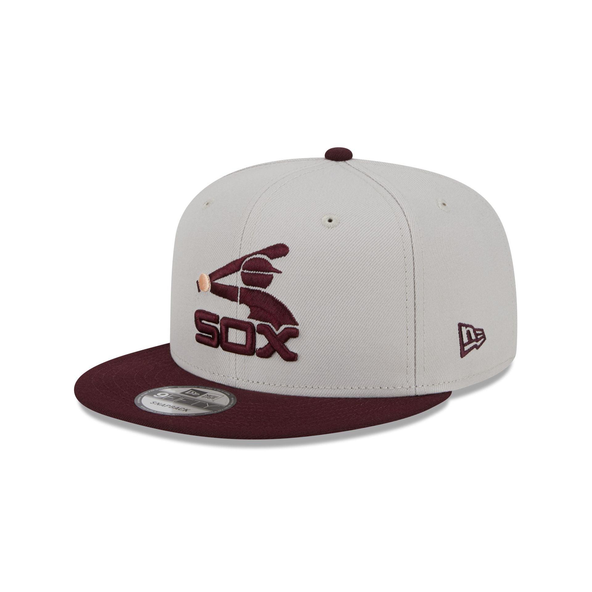 Chicago White Sox Mauve Visor 9FIFTY Snapback Hat Male Product Image