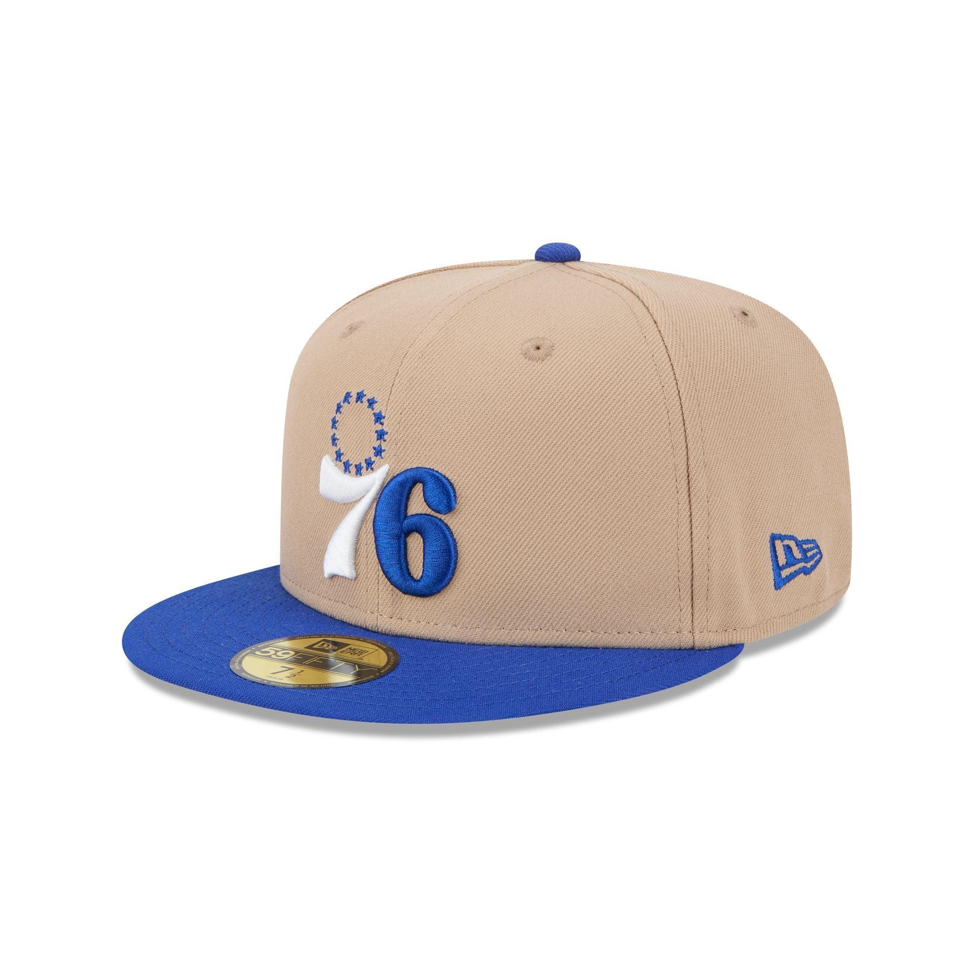 Philadelphia 76ers Camel 59FIFTY Fitted Hat Male Product Image