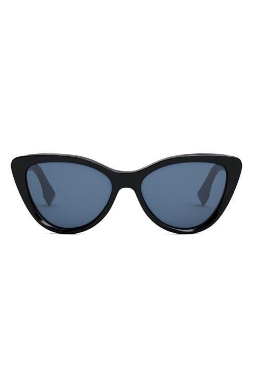 Fendi Lettering Cat Eye Sunglasses, 55mm Product Image