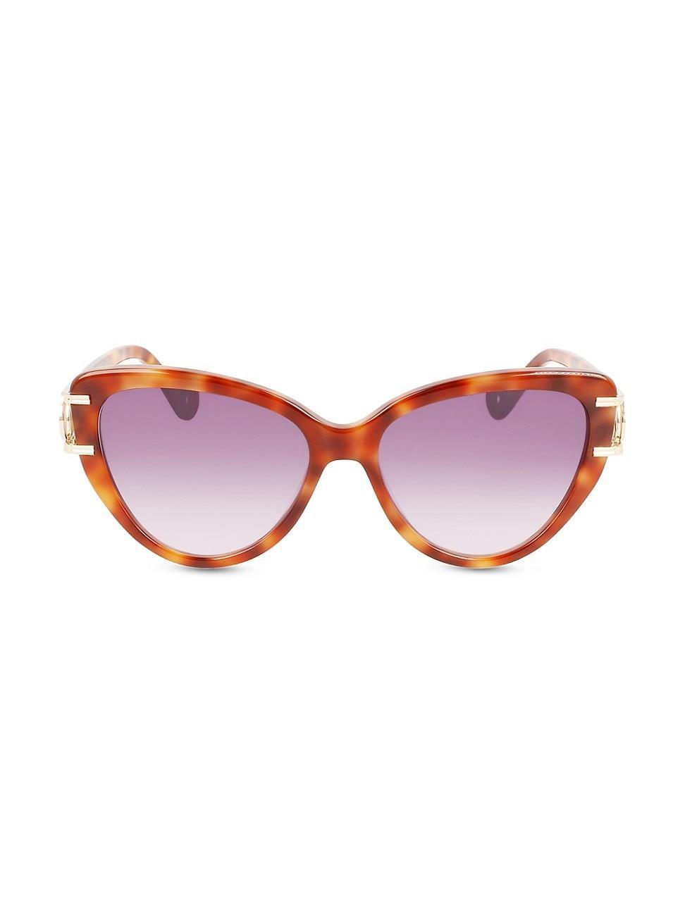 Lanvin Mother & Child 56mm Gradient Cat Eye Sunglasses Product Image