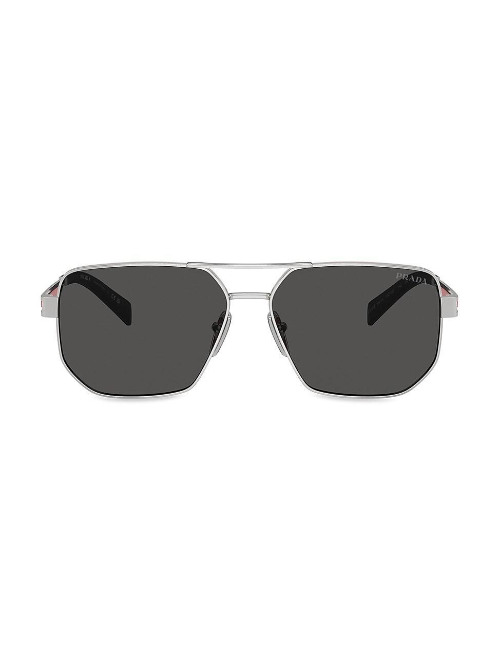 Mens 0PS 51ZS 59MM Aviator Sunglasses Product Image