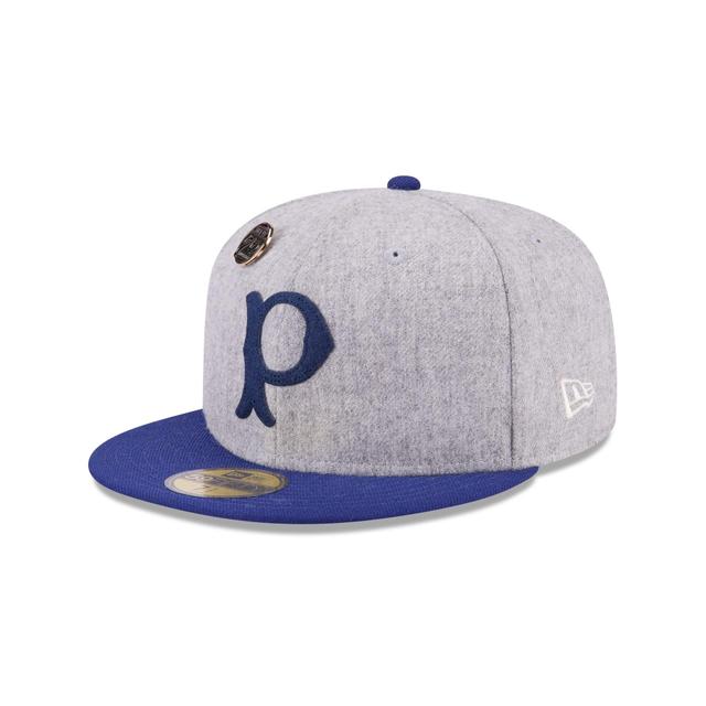 Pittsburgh Pirates 70th Anniversary Gray 59FIFTY Fitted Hat Male Product Image